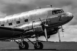 Vintage airliner